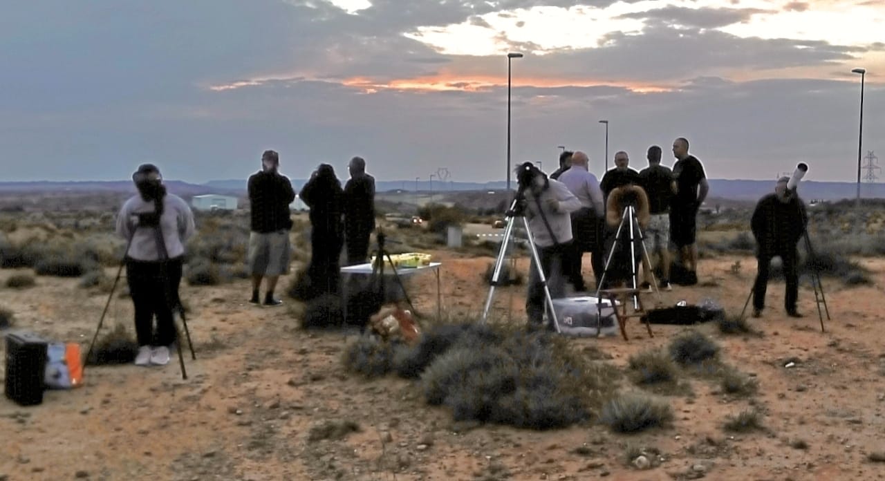 Localizacion y ensayo para Eclipse Solar